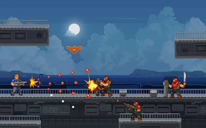 Gun Force Side-scrolling Game screenshot