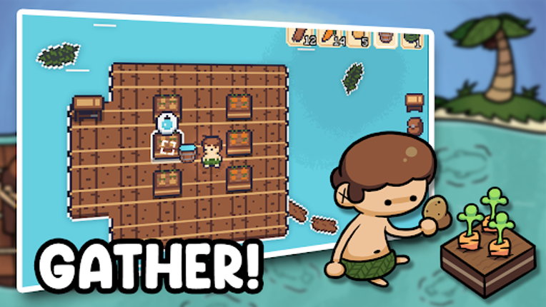 Stranded on a Raft screenshot