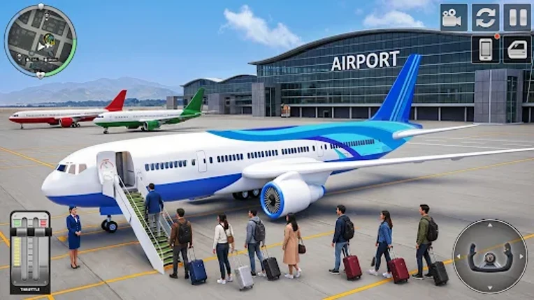 Airplane Flying Jet Simulator Image