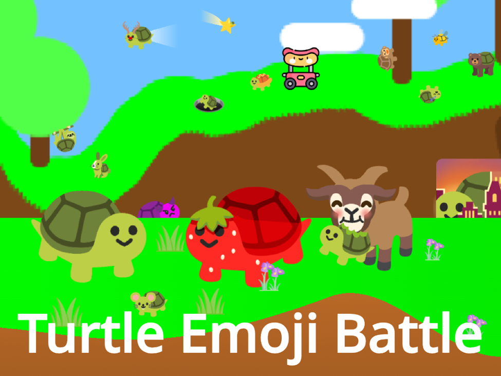 Games like Turtle Emoji Battle (Google Emoji Kitchen)