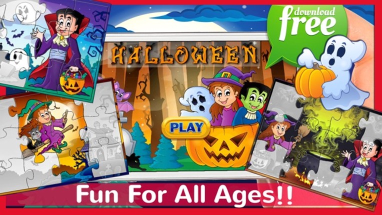 Halloween Jigsaw Puzzles Games For Kids &amp; Toddlers Image