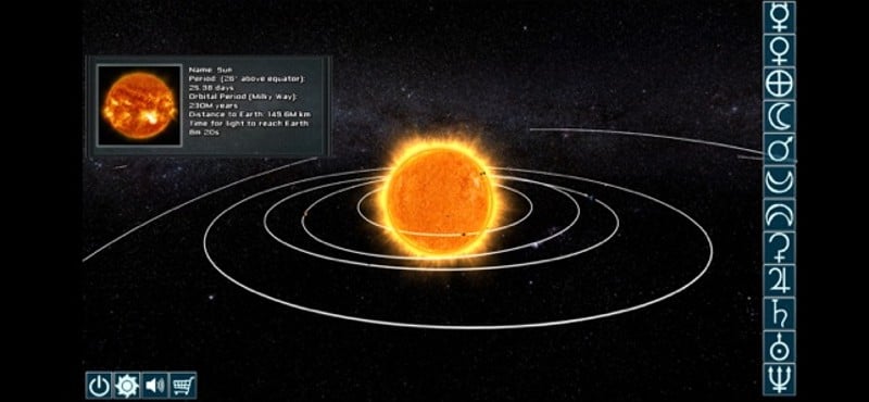 Intergalactic Solar System Image