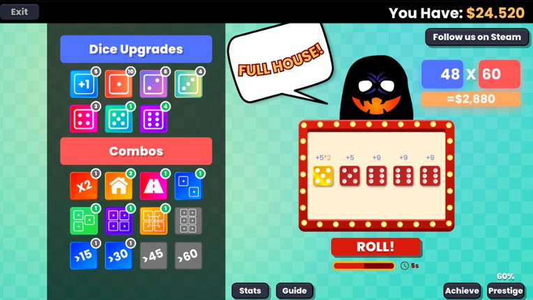 Mini Idle Dice Monster screenshot