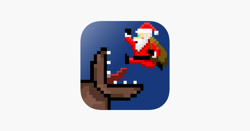 Super Mega Worm Vs Santa Game Cover