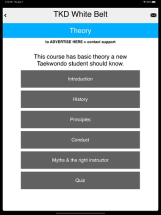 The Taekwondo White Belt screenshot