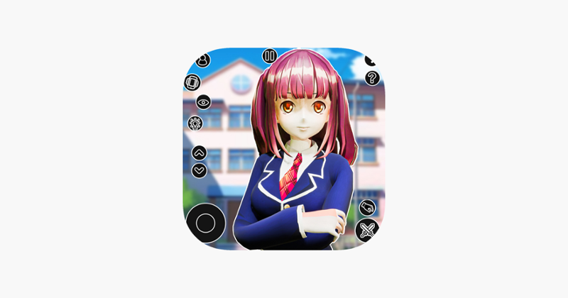Anime High School Girl Sakura Image