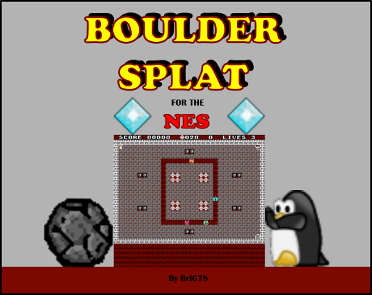 Boulder Splat nes Game Cover