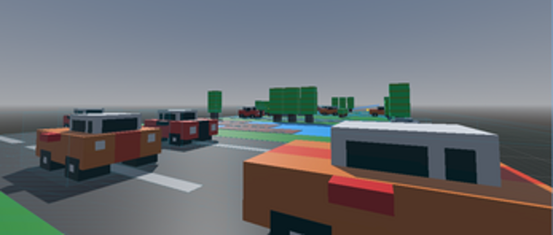 Cruzando la calle VR Image