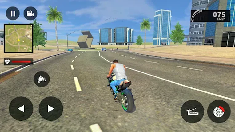 Bike Driving Gangster Game 3D Image