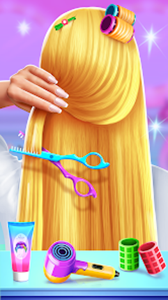 Braided Hair Salon MakeUp Game screenshot