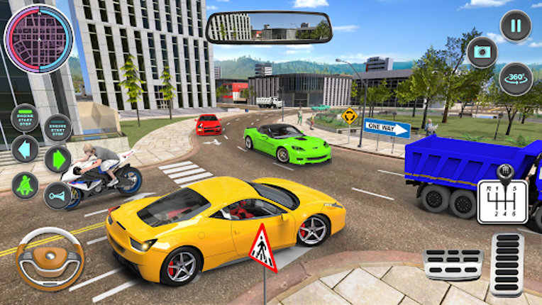 Modern Car Driving School Game screenshot