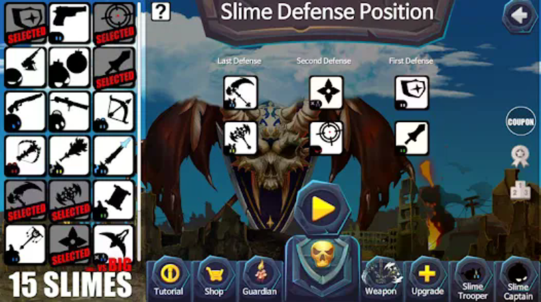 15 Slimes : Action Defence screenshot