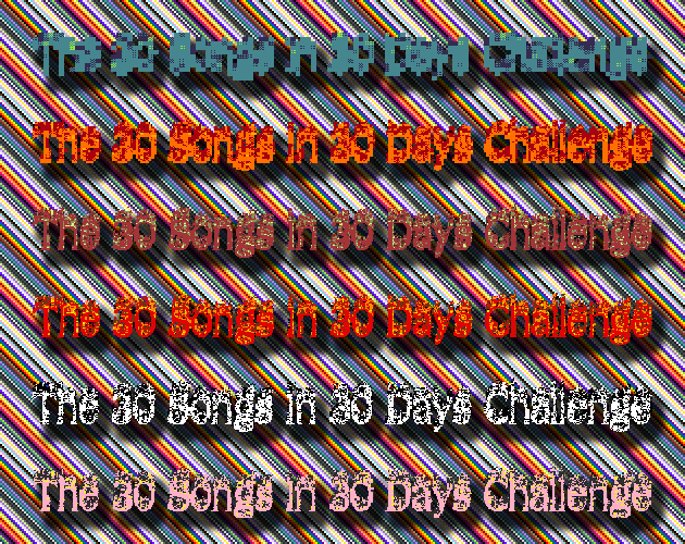 Games like 30 Songs in 30 Days Album