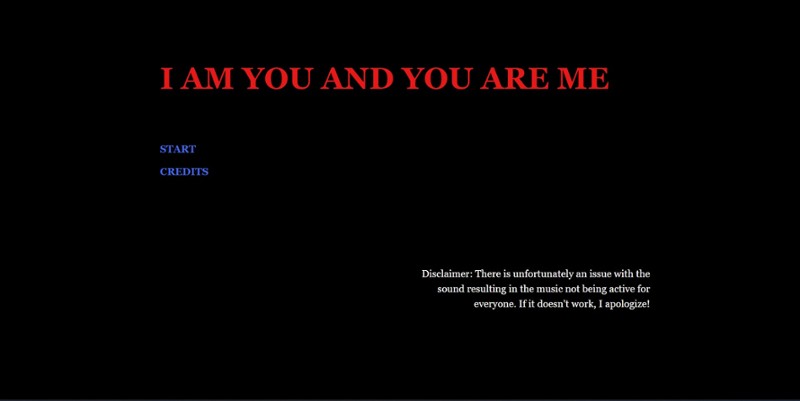 I AM YOU AND YOU ARE ME Image