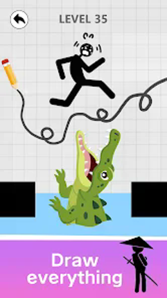 Save Stickman: Brain Draw Line screenshot