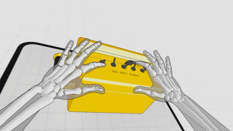 Hand Physics Lab screenshot