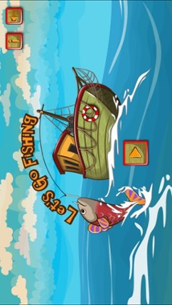 Let's Go Fishing On Sea Image