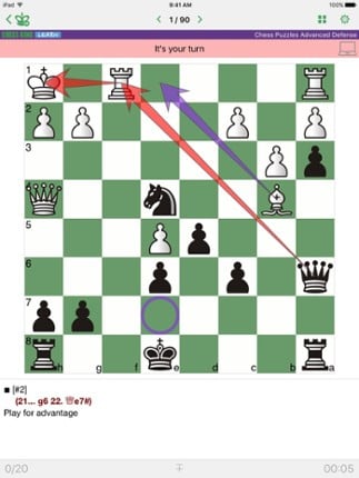 Mate Escape. Chess Puzzles screenshot