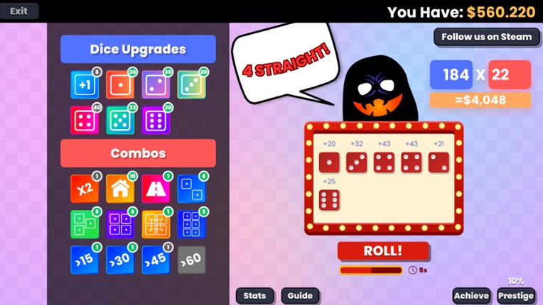 Mini Idle Dice Monster screenshot