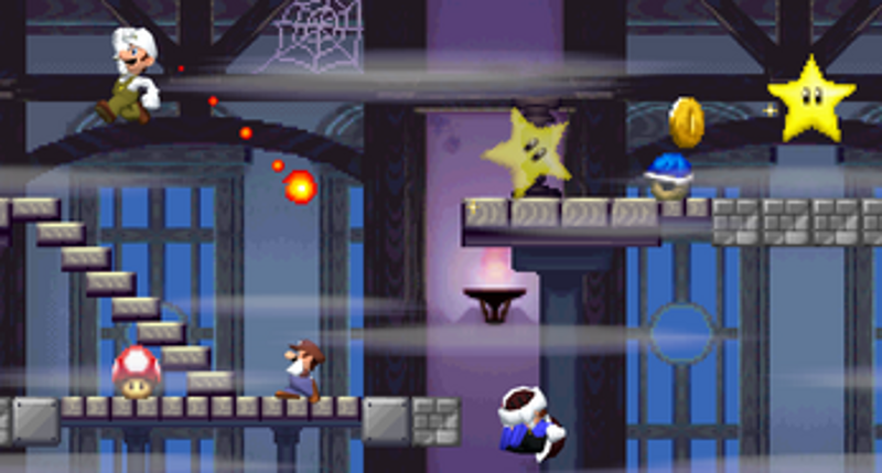 NSMB - Mario Vs Luigi Online screenshot