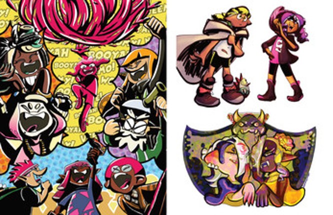 Puffy's Splatoon Art Book Image
