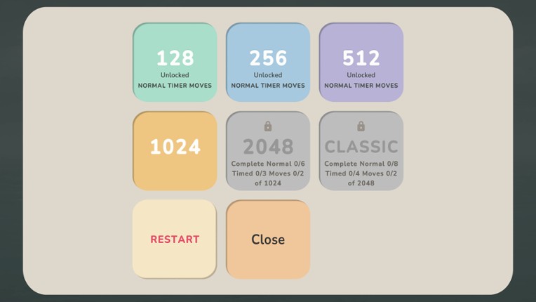 2048 screenshot
