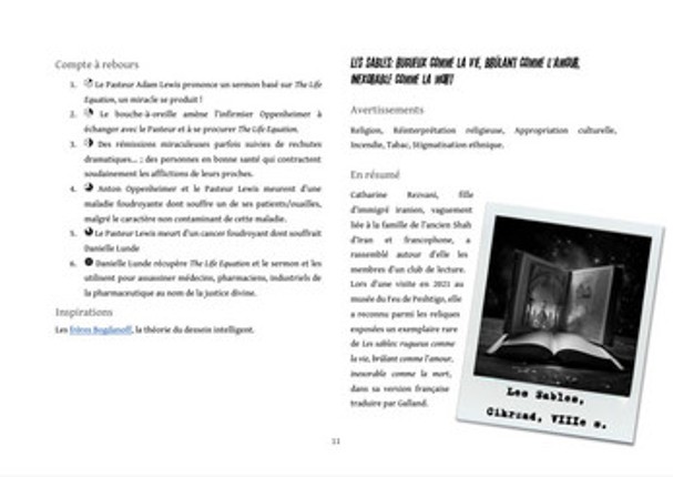 Bibliomancie, saison 2 - Les Mathémythiciens - Un Mythe pour la route screenshot