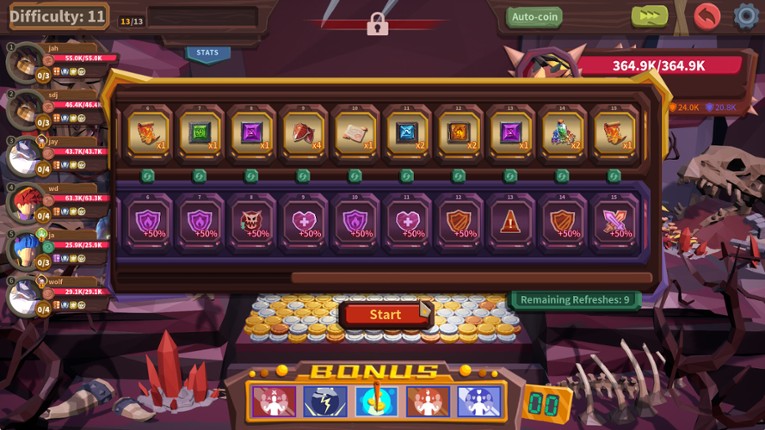 Coin Push RPG screenshot