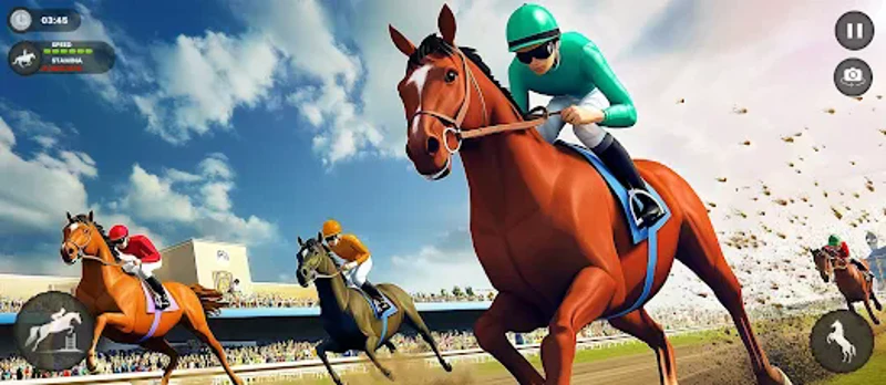 Horse Racing Rider Horse Games Image
