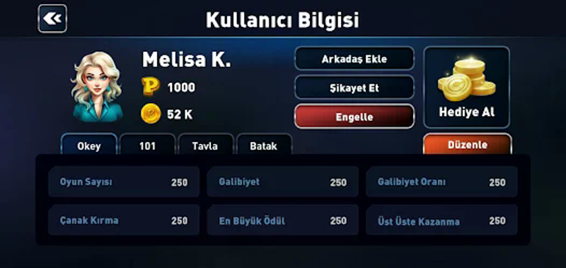 101 Okey Oyna - Sesli Muhabbet screenshot