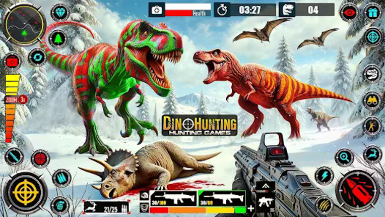 Wild Dinosaur Hunting Zoo Game screenshot