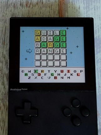 GB-Wordyl: Word game for Game Boy (& Color) / Analogue Pocket / Mega Duck Image