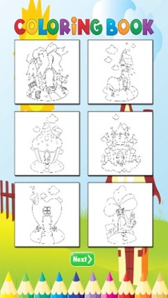 House Coloring Book - Activities for Kid screenshot