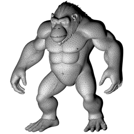 Mighty Ape Warriors Collection 3D Model screenshot