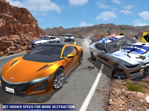 Police Car Chase: Speed Crash screenshot