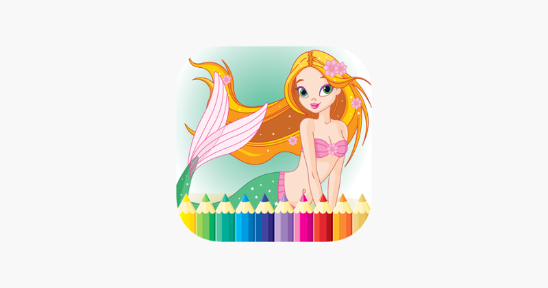 Princess &amp; Mermaid Coloring Book - All In 1 Sea Drawing Image
