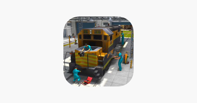 Real Train Mechanic Simulator: 3D Work-shop Garage Image