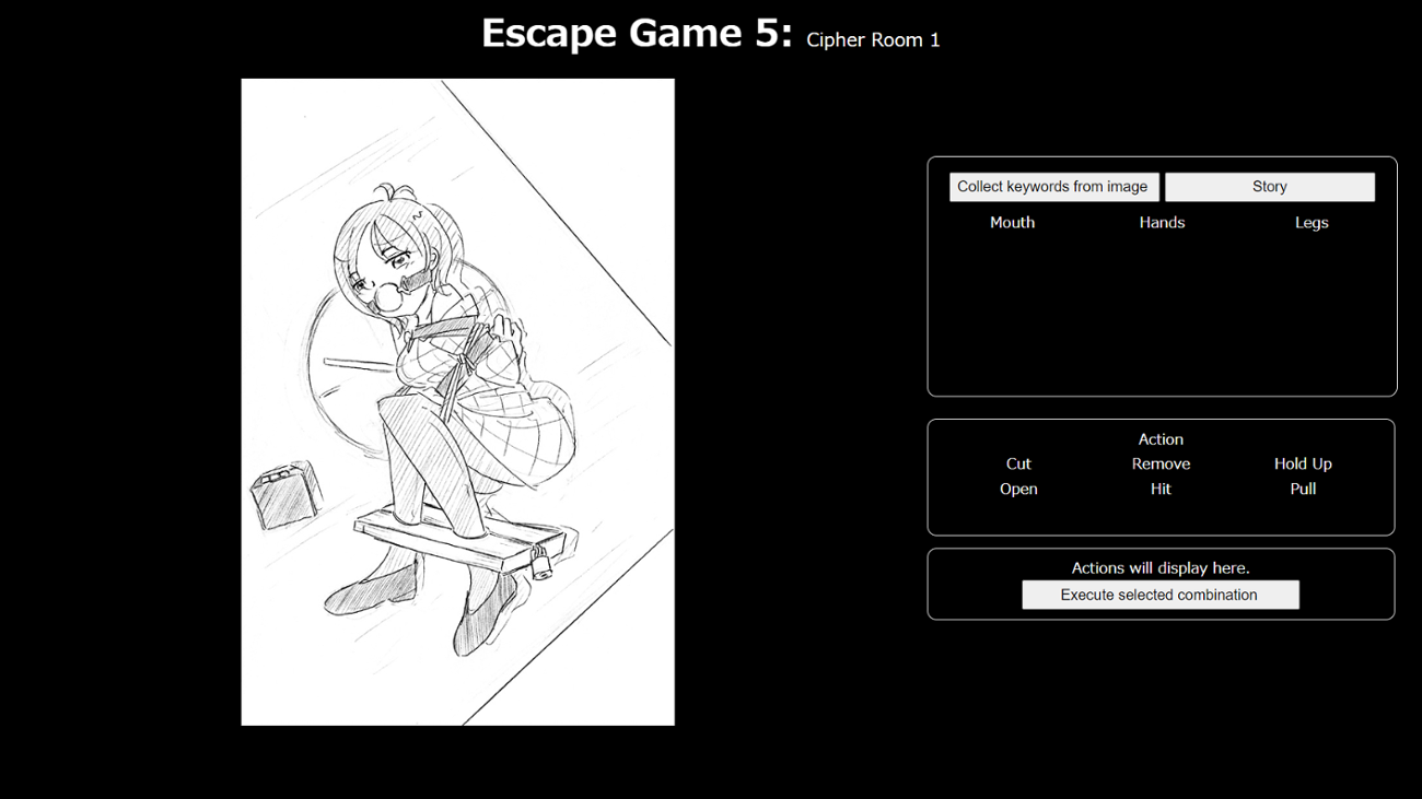 Games like TripleQ Escape Game Remastered: 05 - Cipher Room 1