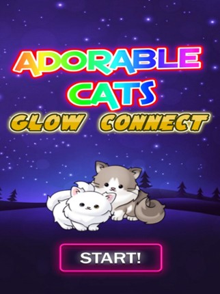 Adorable Cats glow connect screenshot