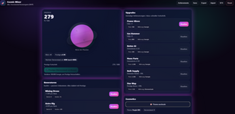 Cosmic Miner Idle screenshot