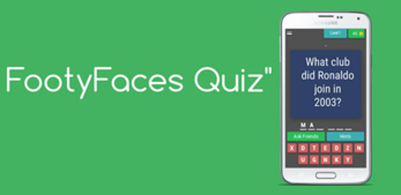 FootyFaces Quiz" screenshot