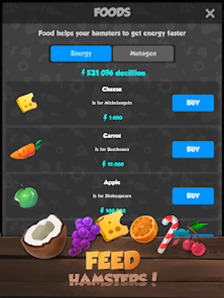 Hamsters: Idle Game screenshot