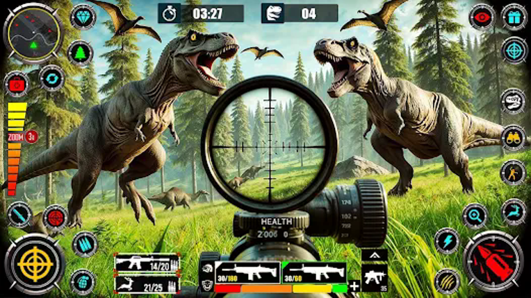 Wild Dinosaur Hunting Zoo Game screenshot