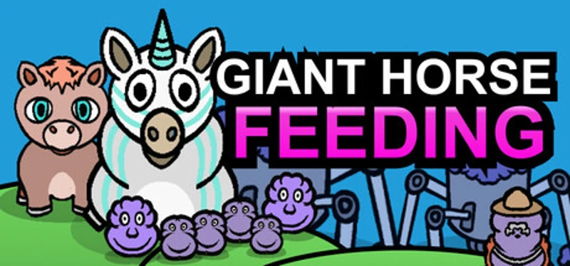 Giant Horse Feeding Image