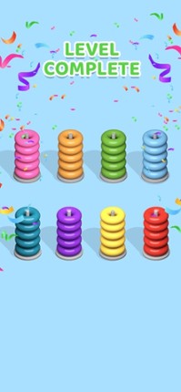 Hoop Stack - Color Hoop 3D screenshot