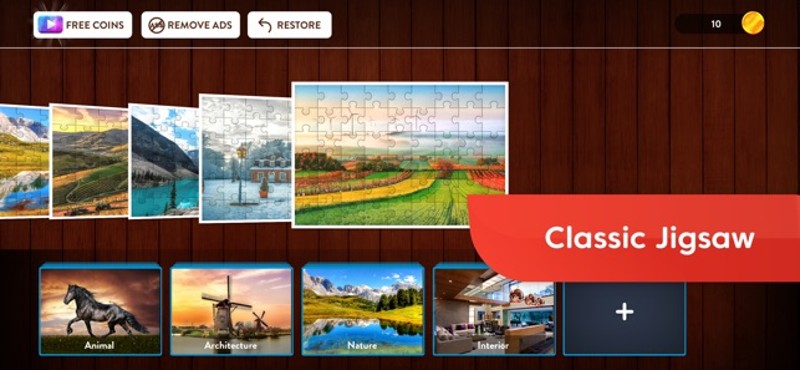 Jigsaw Puzzle Brain Games screenshot