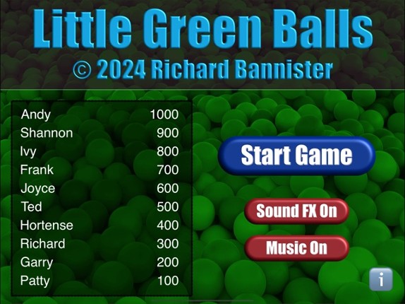 Little Green Balls screenshot