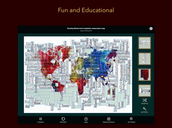 Map Puzzles screenshot