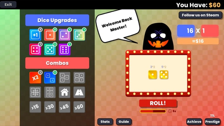 Mini Idle Dice Monster screenshot