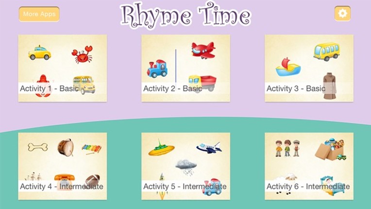 Montessori - Rhyme Time Learning Games for Kids screenshot